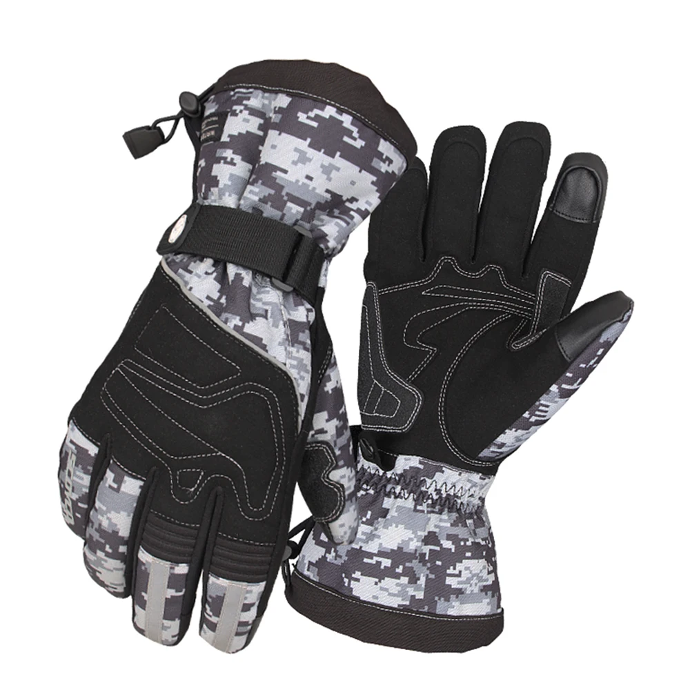 SCOYCO, водонепроницаемые, Guantes Moto, мужские мотоциклетные перчатки, мото перчатки, ветрозащитные, Gant, Moto rbike Racing, перчатки для верховой езды на зиму - Цвет: MC30 Camouflage