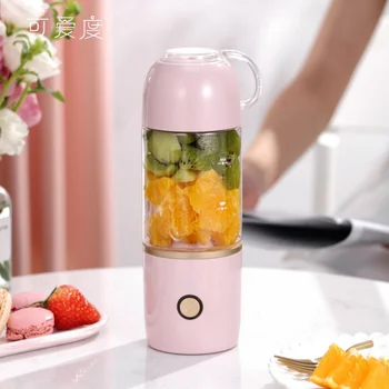 

Portable Outdoor Travel Home Office Blender Travel USB Rechargeable Milkshake Cup LED Display Small Fruit Blender