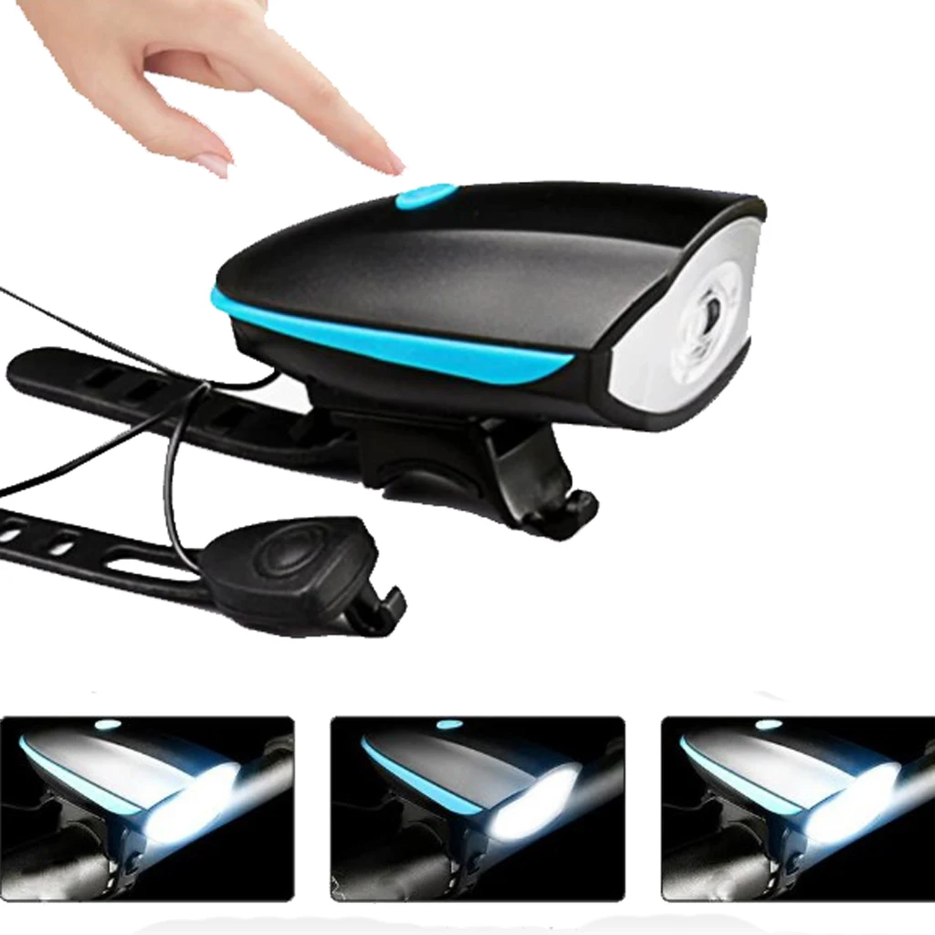 Super Bright USB Led Bicycle Front Light Built-in Horn 250 Lumens Bike Headlight Rode Bike Light USB Headlight Bike Accessories