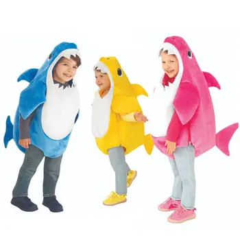 

Kid cute Little Shark Cosplay Costume Children shark Mascot Hoodie Halloween costume