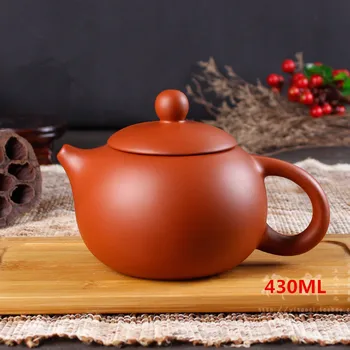 

Yixing Genuine Zisha Pot Ball Hole Xi Shi Pot Full Handmade Clay Teapot Zisha Large Capacity Teapot Household 430ml Kettle