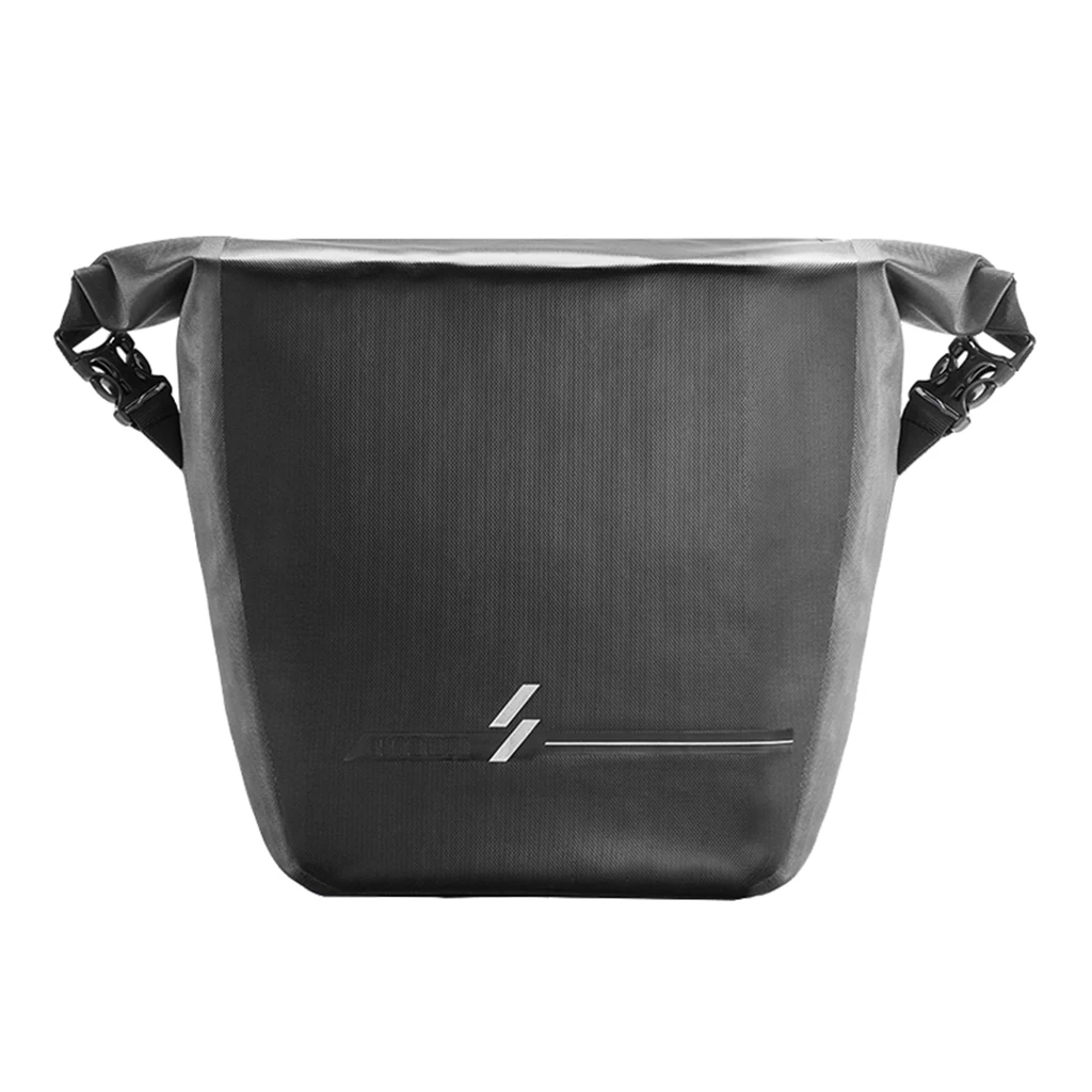 

18L Cycling Bicycle Bike Pannier Rear Seat Bag Rack Trunk Backpack & Shoulder Strap Tote Bag (Waterproof, Reflective)