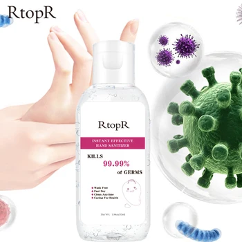 

55ml Rine-free Hand Sanitizer Gel 75% Alcohol Disposable Waterless Anti Bacteria Prevention Hand Disinfectant