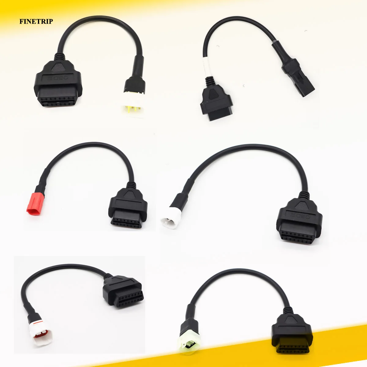 Alchiauto 4 Pin Motorrad Obd2 Adapter Motorcycle Cable 4pin To 16 Pin Obd Moto Connector Compatible With Yamaha Mt07 09 10 Xsr700 900 Mt09 Tracer R1 2016