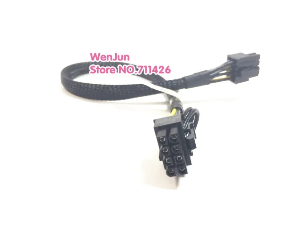 35cm black sleeved PSU 8pin to 8pin GPU Video Card Power Cable for