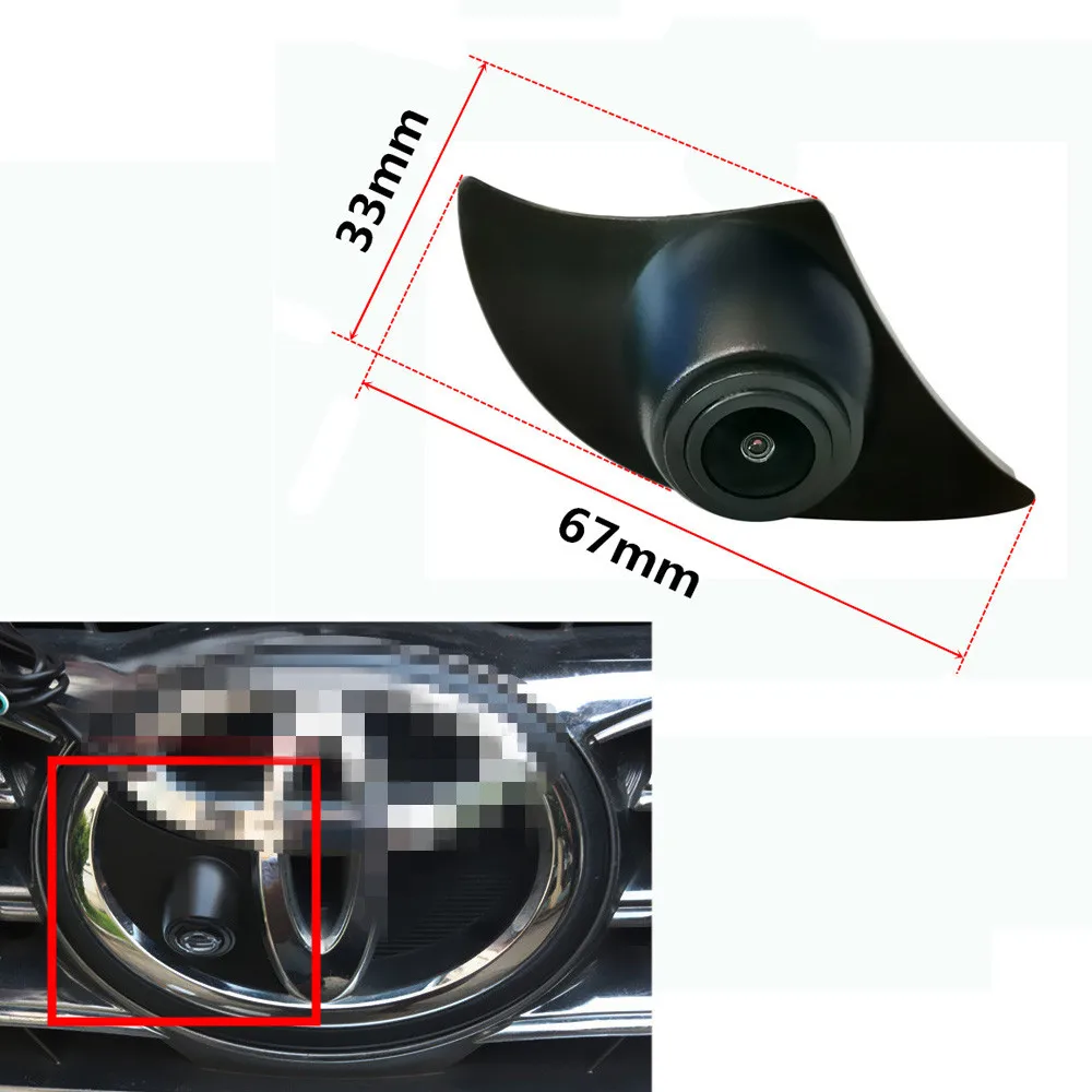 YIFOUM HD CCD Автомобильная камера ночного видения с положительным логотипом для Toyota