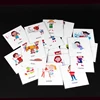Kids Montessori Baby Learn French Emotion/Action Word Flashcards Cognitive Educational Toys Picture Memorise Gifts for Children 3