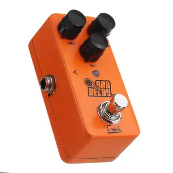 

IRIN TDL-1 Guitar Pedal With 800ms Delay Time Dynamic Creation Of Consecutive Sound Tap Tempo Function For Guitar Accessories