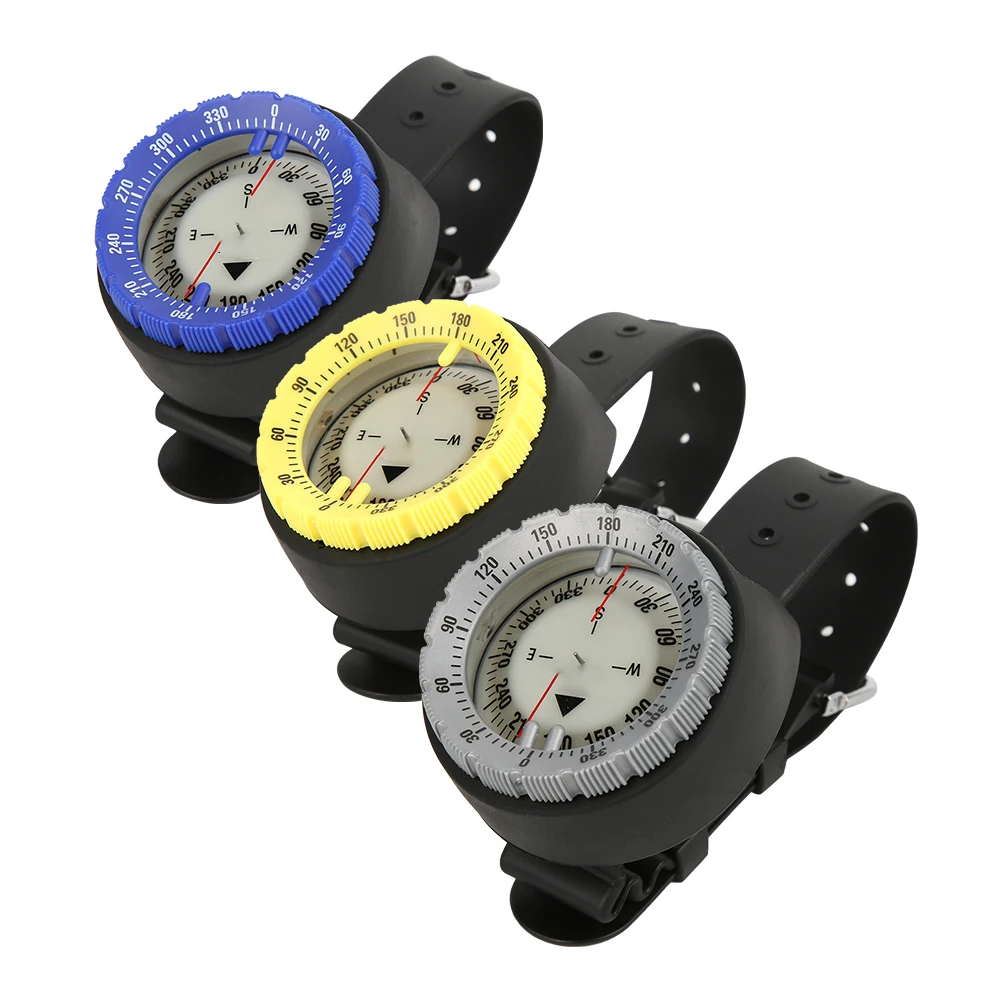 50M Underwater Compass Wristwatch Balanced Type Compass Waterproof