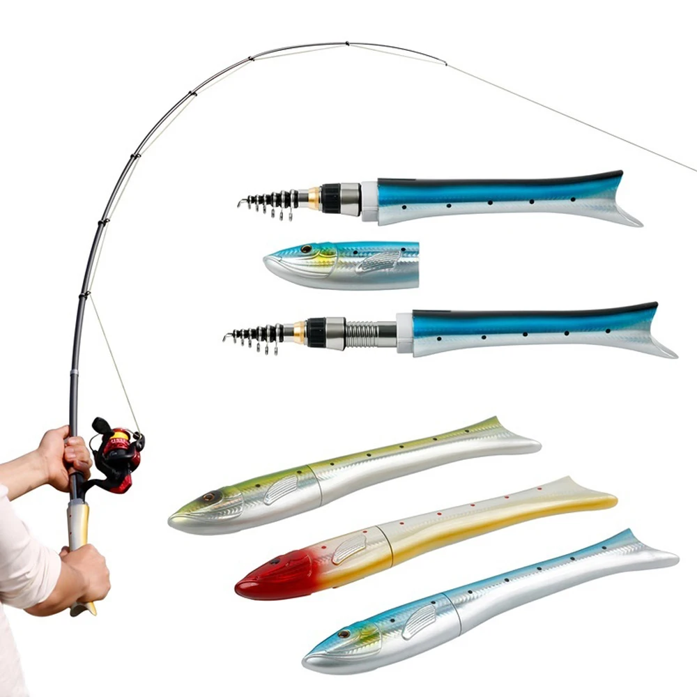 Portable Fishing Accessories Outdoor Fisheries 1.6m Carbon Pond Lake Sea Fishing Gear Fishing Rod Fishing Pole Practical