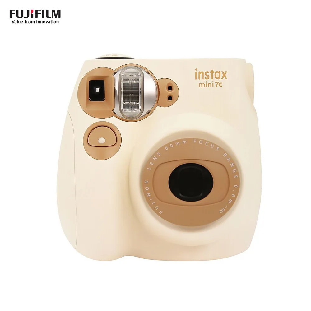 Fujifilm Instax Mini7c мгновенная камера пленочная камера автоматическая фокусировка с ремешком на запястье для дня рождения Рождество год фестиваль подарок