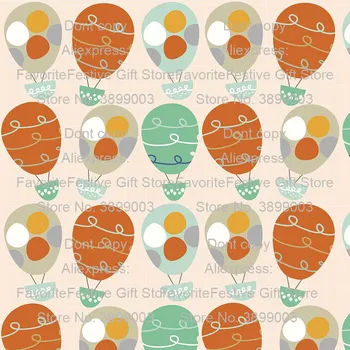 

hot air balloon polyster spandex Cotton fabric for cartoon Tissue Kids Bedding textile for Sewing Tilda Doll Cloth