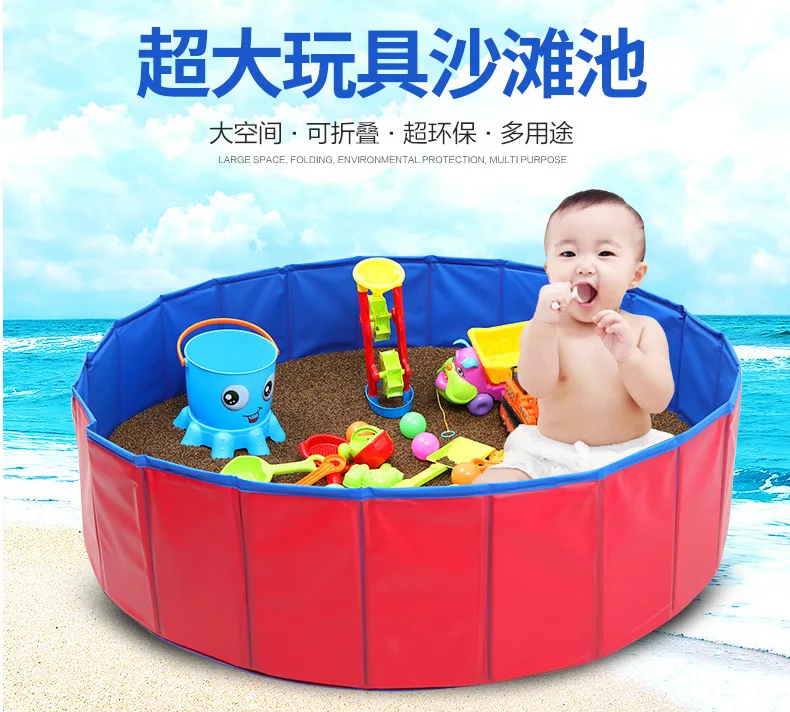 

Infant Folding Pool Hole-Inflatable Pool Swimming Pool Children Sand Pool Infant Swimming Pool