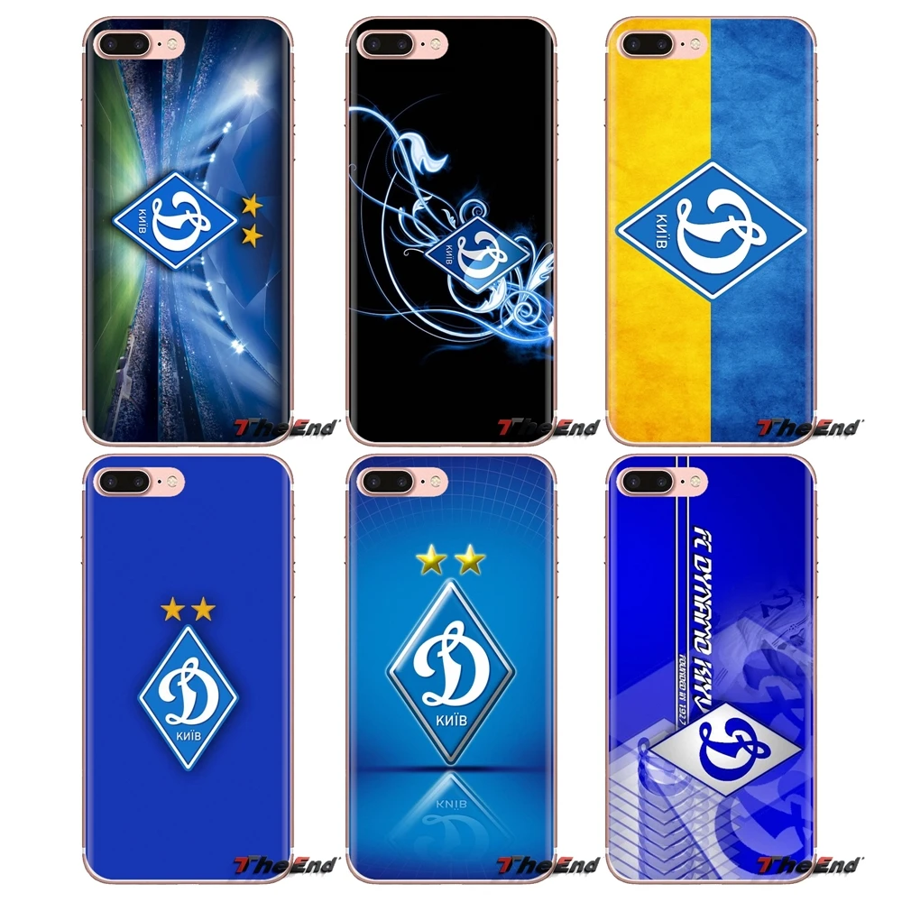 Silicone Case For iPhone XS Max XR X 4 4S 5 5S 5C SE 6 6S 7 8 Plus Samsung Galaxy J1 J3 J5 J7 A3 A5 FC Dynamo Kyiv Logo Football |