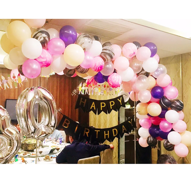 5 м одиночное/двойное отверстие пластиковые прозрачные воздушные шары цепь шариковая палка Арка аксессуары для воздушного шара Свадьба День Рождения Вечеринка украшения