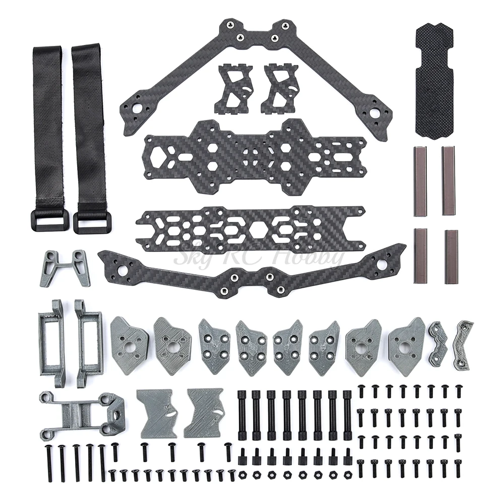 TITAN DC5 V1.4 HD 222 мм/DC7 DC7 333 мм 7 дюймов 5 Arm Комплект из углеродного волокна для рамы FPV RC
