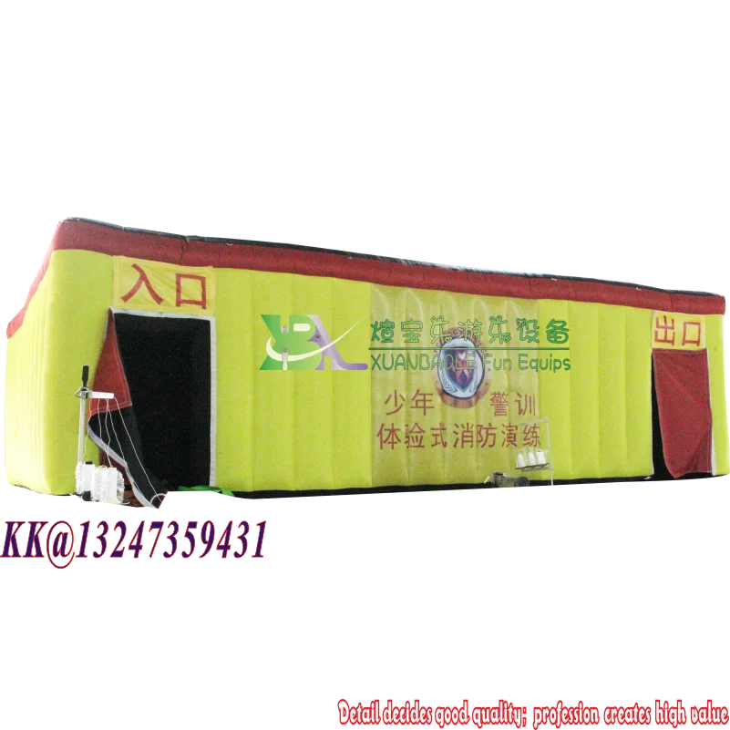 

Oxford Air Maze Inflatable Fire Safety House Tent For School Education Equipment Escape Room