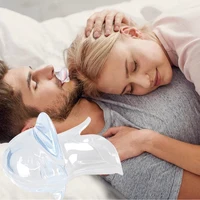 1pcs/1box Silicone Anti Snoring Tongue Retaining Device Sleep Better Breathing Night Guard Aid Health Care  Anti-snore Solution 2