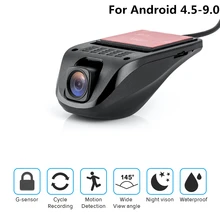 Мини USB Автомобильный видеорегистратор Камера Dashcam Full HD видео регистратор рекордер g-сенсор ночного видения видеорегистратор Android система USB dvr