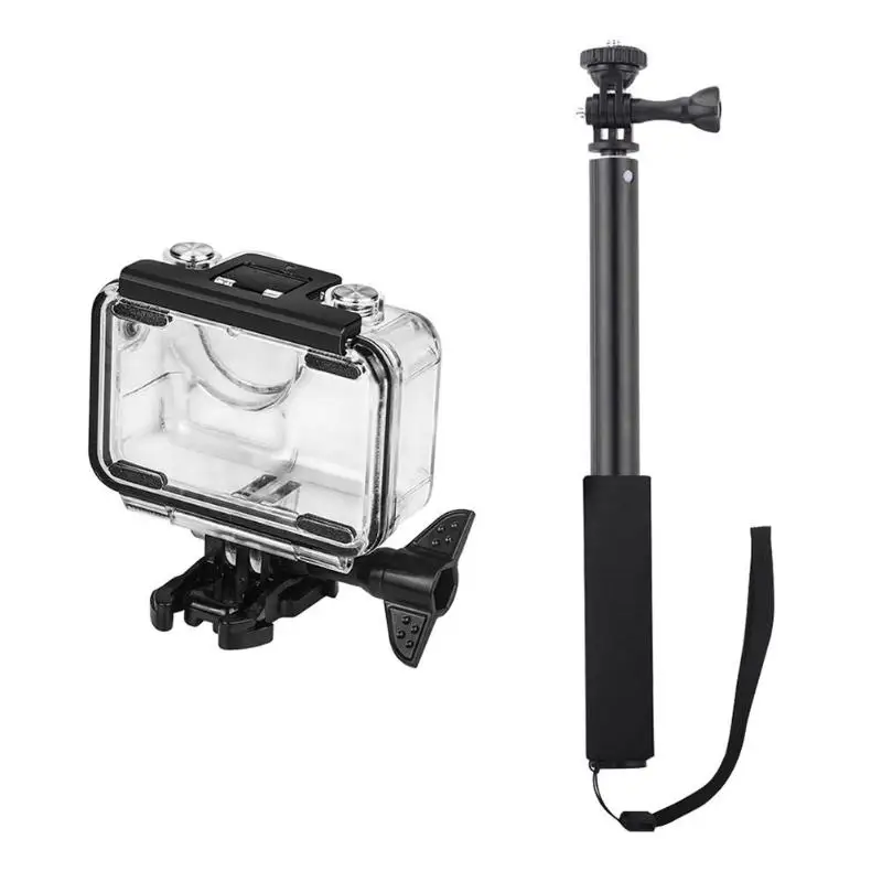 

Waterproof Frame Cover Monopod Selfie Stick with Lanyard for DJI OSMO Action Cam More Convenient and Safe to Carry Out