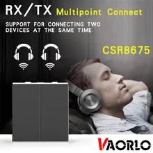 CSR8675 5,0 Bluetooth передатчик приемник оптический 3,5 мм AUX аудио Aptx HD AAC SBC низкая задержка беспроводной адаптер для ТВ ПК автомобиля