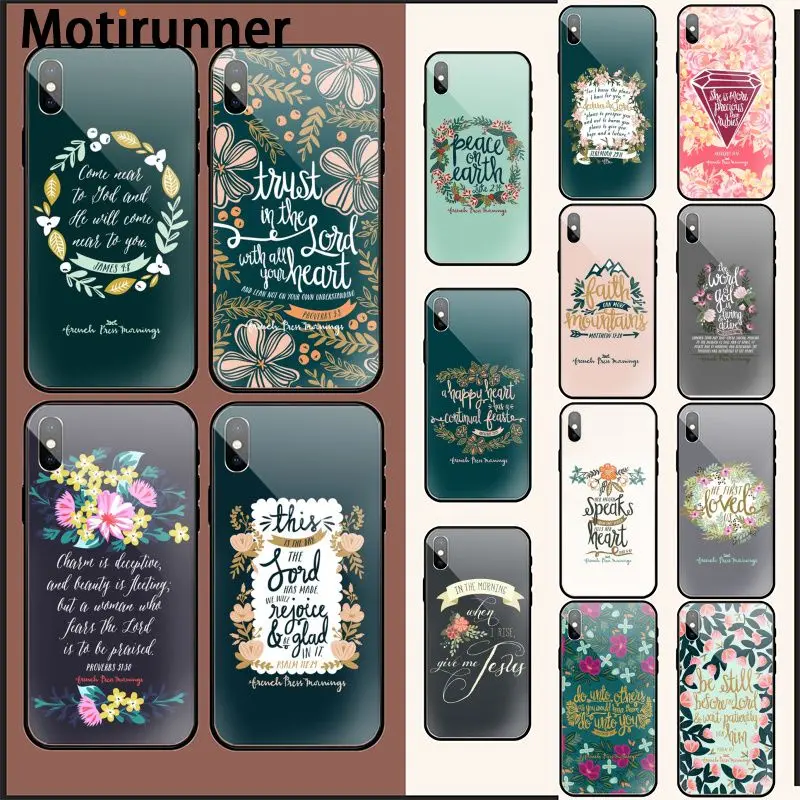 Motirunner Библейские стихи филиппианцы Иисус Христос христианский чехол для