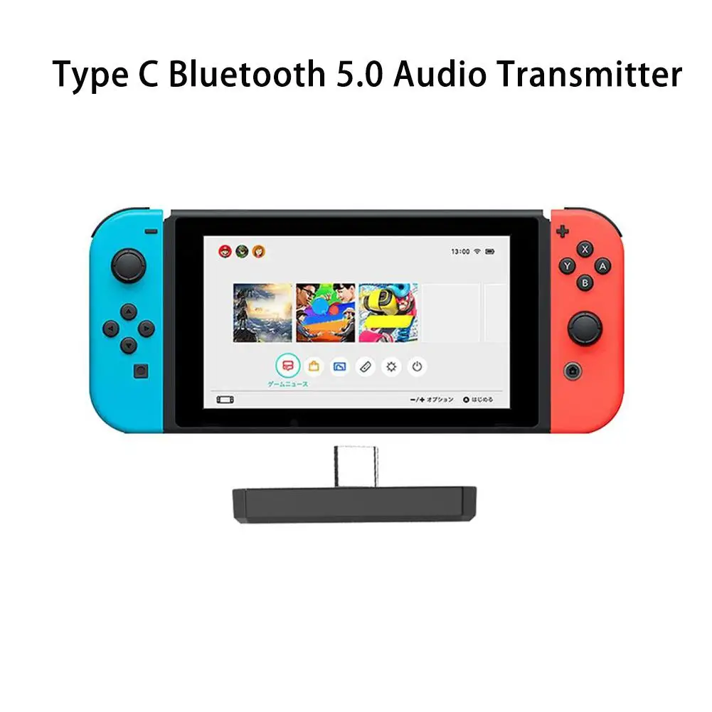 Bluetooth 5 0 аудио передатчик Ype C музыкальный адаптер AptX HD APTX LL беспроводной TFor Switch Lite /