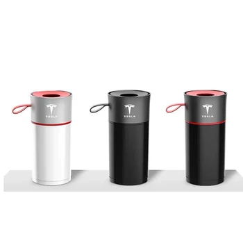 

For Tesla Model 3 S tesla model X Y Aluminum Alloy Car Tissue Box Paper Holder For Tesla series Accessories