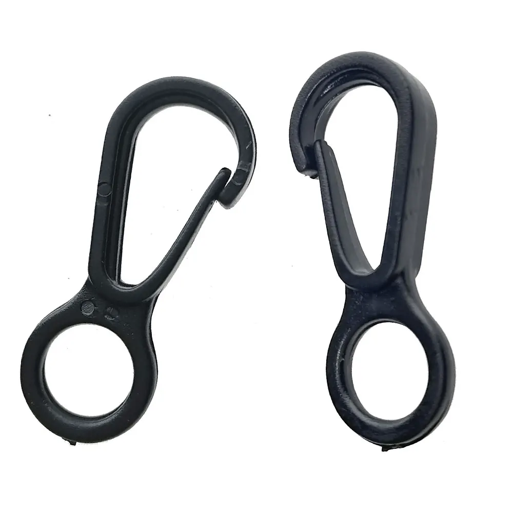 50Pcs 100Pcs Plastic Mini Circle Snap Hook Lobster Clip For