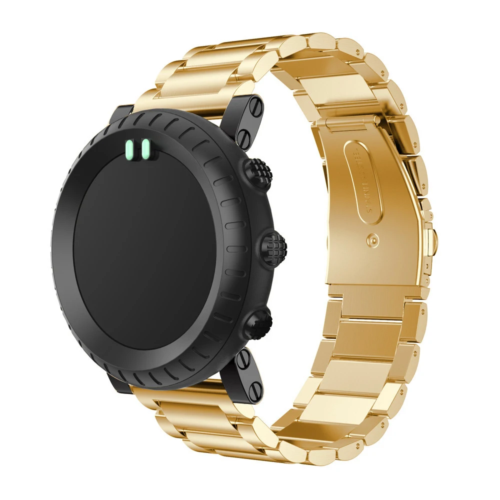 Ремешок из нержавеющей стали для Suunto Core, браслет, браслет, Регулируемая Замена для Suunto Core, Смарт-часы, 175 см, браслет