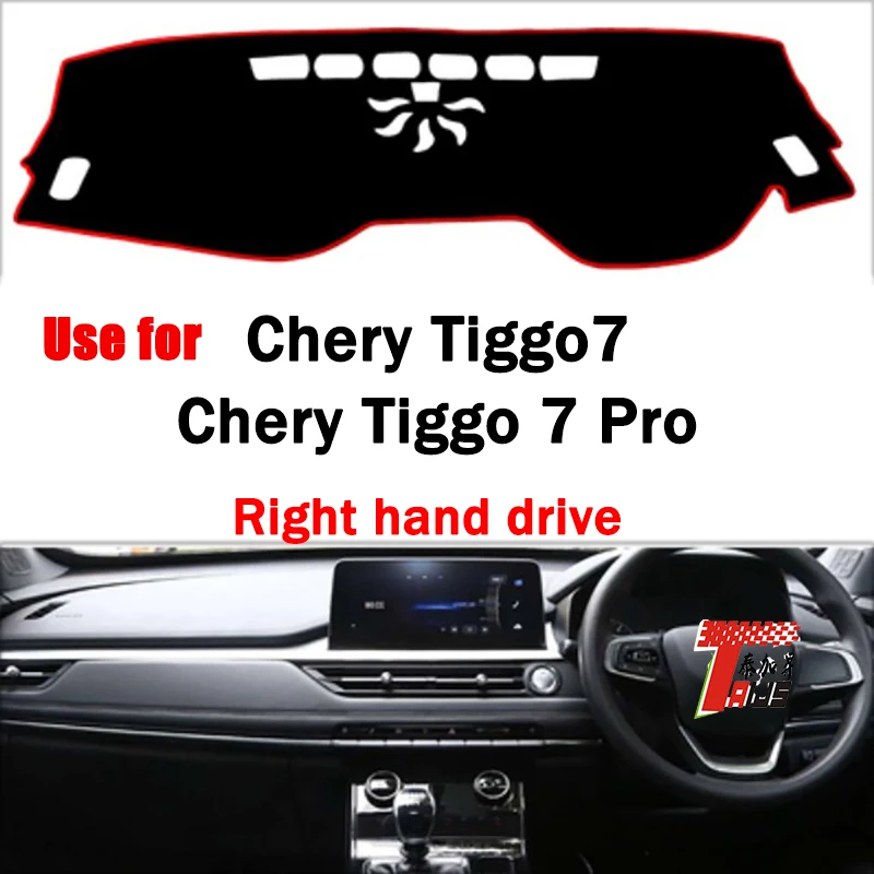 

TAIJS Factory Sun Shade Polyester Fibre Car Dashboard Cover For Chery tiggo 7/7 Pro Right hand drive