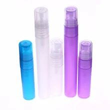 Mini vaporisateur de parfum en plastique, 5/10 ml, rechargeable, Portable, petit atomiseur, coloré, échantillon