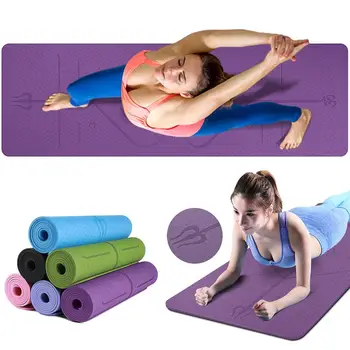 

Durable Non-Slip Waterproof Rebound Solid Yoga Home Mat Fitness Mat for Home,Casual, Travel, Outdoor
