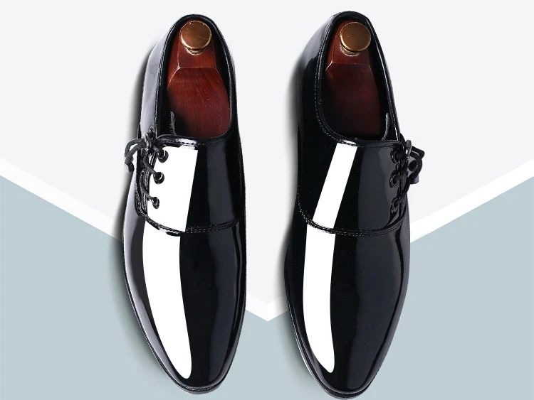 Formal Leather Luxury Men Oxford Shoes Plus Size 38-48