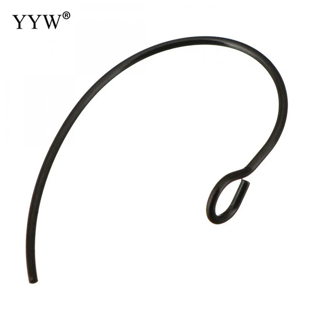YYW 100 шт./лот шпильки для сережек застежка крючок ушной проволоки аксессуары для ювелирных изделий ушной проволоки дизайнер 16x25 мм