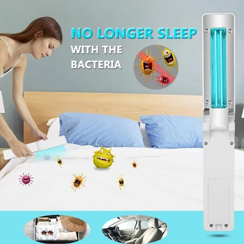 

Personal Handheld 2 in 1 UVC + Ozone Disinfection Lamp Folding Ultraviolet Disinfection Light Travel Sterilizing Care Lights