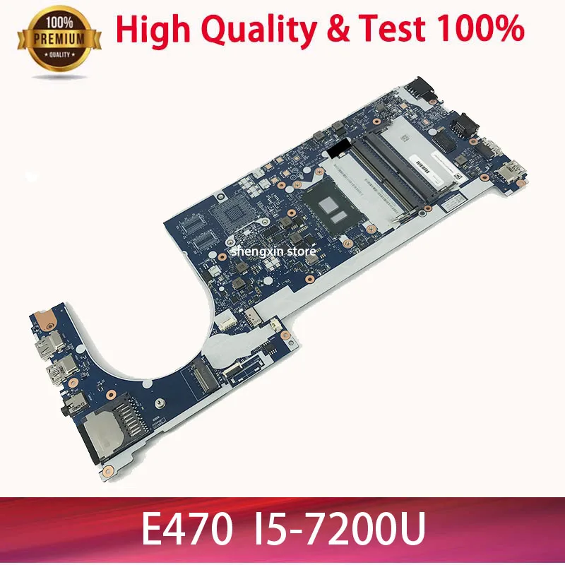 

Brand NEW 01YT084 Mainboard For Lenovo ThinkPad E470 Laptop motherboard i5-7200U CE470 NM-A821 100% Working Fully Tested