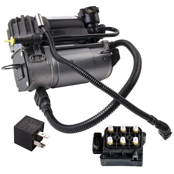 

Air Suspension Compressor Pump + Air Spring Solenoid Valve Block For Audi A6 Quattro 4154031060, 4Z7616007A