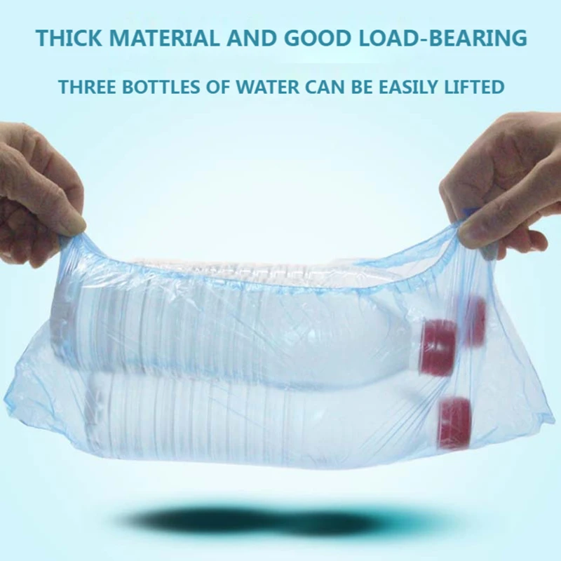 Plastic Disposable Waterproof Shoe Covers Non-Slip Wear-Resistant Cleaning Overshoes 100 PCS Shoe Covers