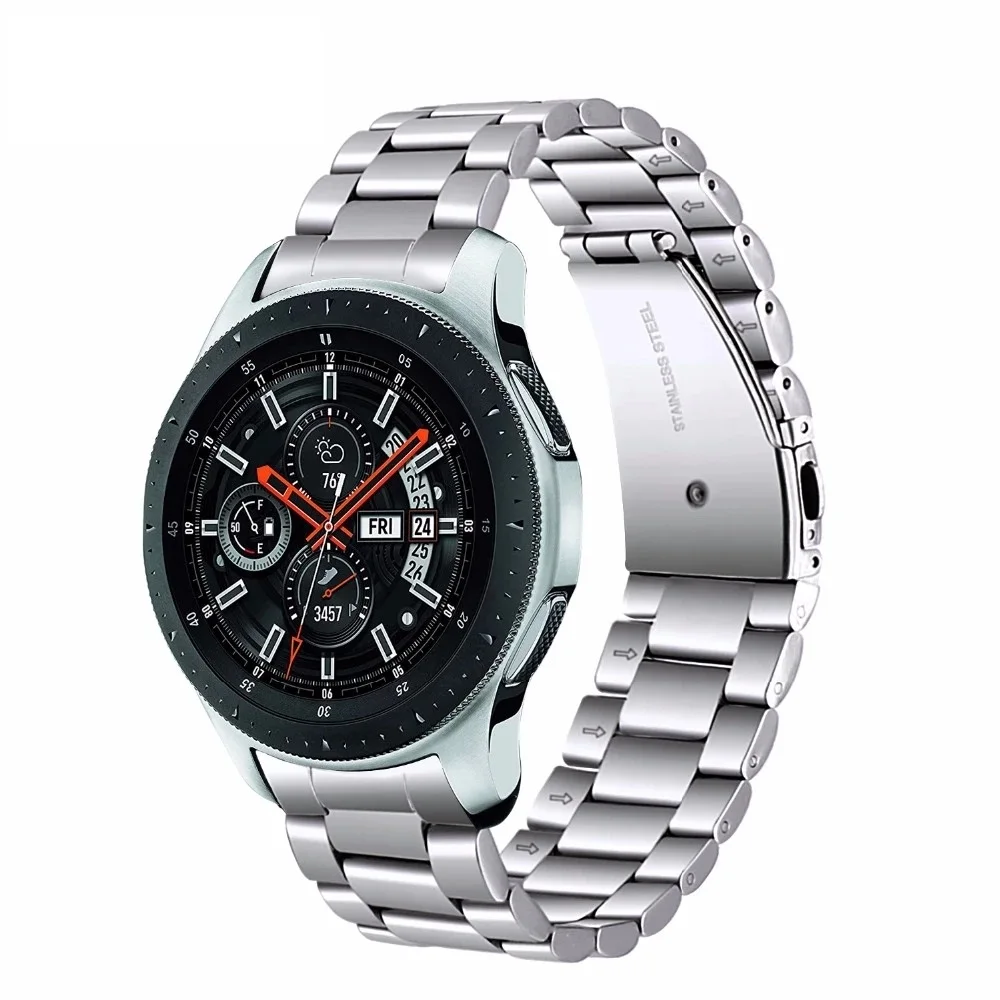 pulseira com design sem lacuna de pulseira de aço inoxidável para samsung galaxy watch