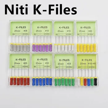 

2 boxes endo files root canal treatment Niti K hand files dental instruments good quality