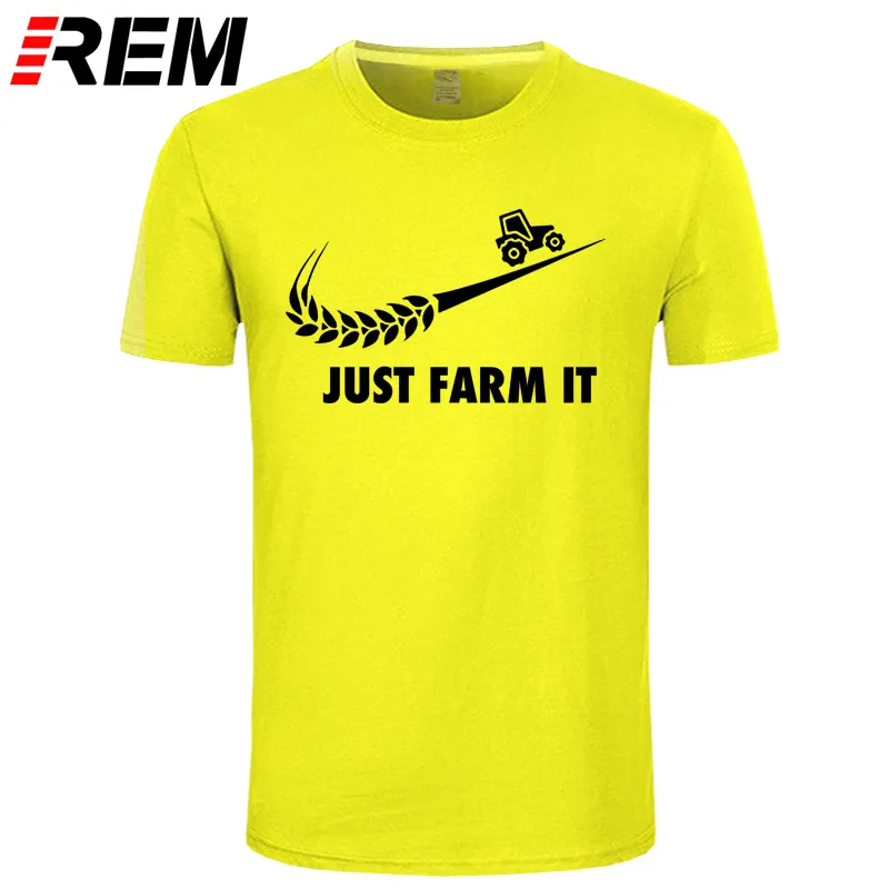 Модная футболка Just Farm It, мужские хлопковые фермерские футболки с круглым вырезом и короткими рукавами, Мужская футболка для сельского хозяйства, топы