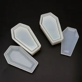

Resin Casting Storage Box Mould Silicone Coffin Box Mold Halloween Jewelry Tools