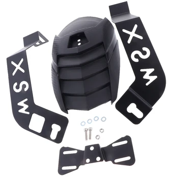 

Rear Wheel Fender Splash Guard Cover Tire Hugger with Btacket for Honda Grom MSX 125 SF Motorbike - Black