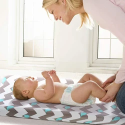 Tapis à langer en tissu amovible pour bébé, housse de voyage, drap de berceau 