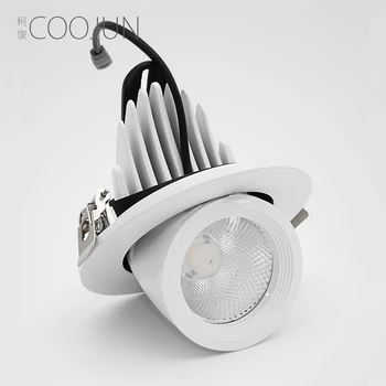 

COOJUN Recessed LED elephant trunk Spot light 7W 12W Ra93 indoor living room wall wash spotlight restaurant hotel ceiling light