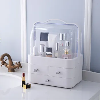 

Storage drawers High capacity cosmetics drawer divider storage box ABS dustproof organizer drawers dressing table Storage Rack