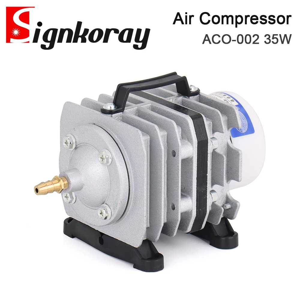 SignkoRay 35 Вт ACO-002 воздушный компрессор 40 л/мин Электрический магнитный насос для
