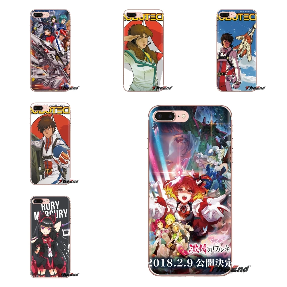 Macross 7 Encore аниме для sony Xperia Z Z1 Z2 Z3 Z5 compact M2 M4 M5 C4 E3 T3 XA huawei mate 8 Y3II прозрачный мягкий