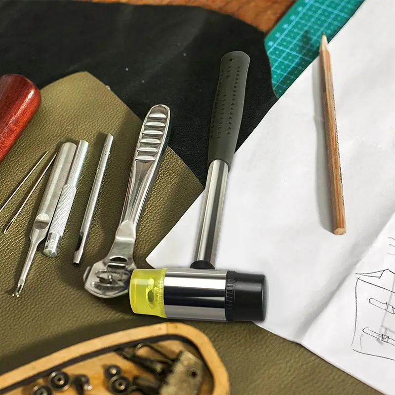 25 мм резиновый молоток двухсторонний мини молоток резиновый молоток/стеклянный шарик молоток головка мягкий инструмент для молотка/ручной инструмент для работы по дереву